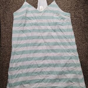Style Rack Mint and White Striped Dress